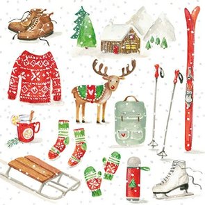 Carola Pabst Postcard Christmas | In the snow