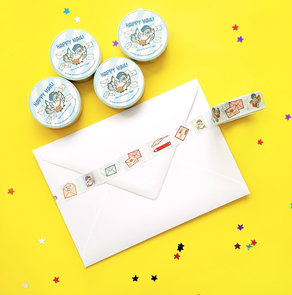 Happy Mail Washi Tape - by Dreamchaserart