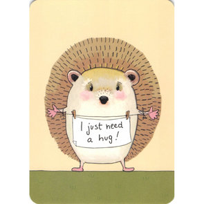Postcard Gutrath Verlag | Hedgehog Hug