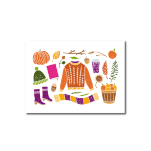 Postcard Craft Only Happy Things | Autumn