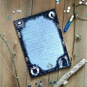 A5 Gothic Notepad - by TinyTami