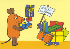 Postcard Sendung mit der Maus | Alles Gute zum Geburtstag 