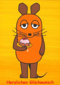 Postcard Sendung mit der Maus | Herzlichen Glückwunsch