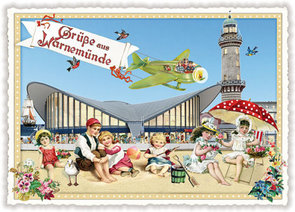 PK 158 Tausendschön Postcard | Grüße aus Warnemünde
