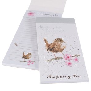 'Little Tweets' Wren Magnetic Shopping Pad - Wrendale Designs