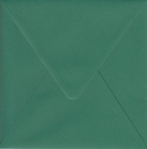 Set of 5 Envelopes 145x145 - Fir Green