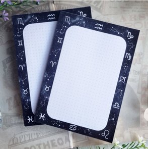 Zodiac Magic A6 Notepad - by Autumn Hex