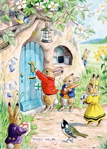 Postcard Racey Helps | The Guests Arrive