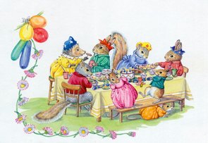 Postcard Audrey Tarrant | Birthday Party