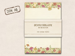 A5 Letter Paper Pad TikiOno | Summer