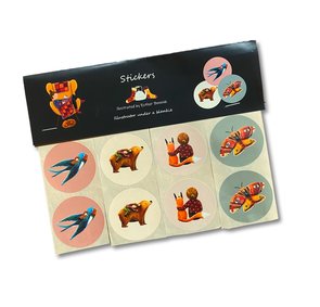 Sticker set "Cosy" of 16 pieces