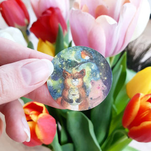 5x Sticker Fireflies by RomyIllustrations