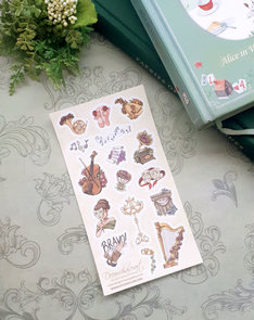 Classical theatre and music Stickersheet - by Dreamchaserart