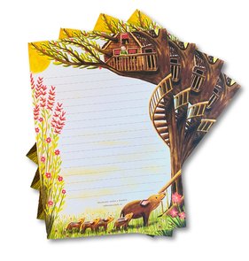 Spring Adventures A5 Notepad - by Esther Bennink