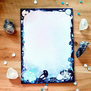 A5 Tiny Woodys Minerals Notepad - by TinyTami