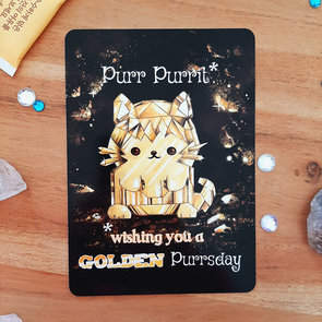 Postcard Purr Purrit - by TinyTami
