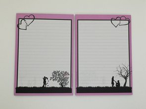 A5 Notepad Love - by StationeryParlor