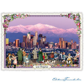 PK 1014 Tausendschön Postcard | USA - Los Angeles, Skyline