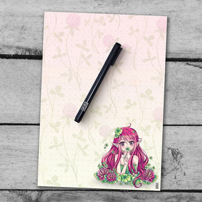 A5 Notepad Kleefee Miyu - by Hidekos Artwork