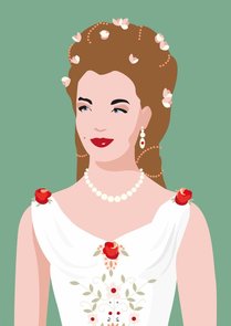 Pop Art Postcard | Romy Schneider als Sissi