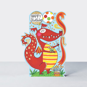 Rachel Ellen Designs Cards - Little Darlings - Happy Birthday Red Dragon