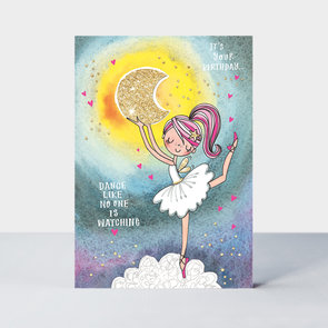 Rachel Ellen Designs Cards - Moondance - Birthday Dance like No one is watching