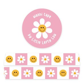 Smiley & Daisy Washi Tape - Little Lefty Lou 
