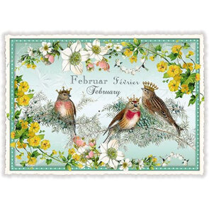 PK 1023 Tausendschön Postcard | February