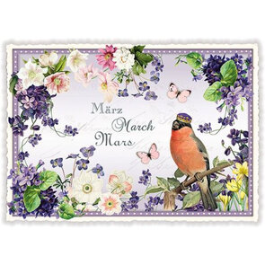 PK 1024 Tausendschön Postcard | March
