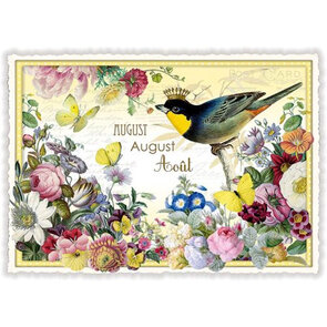 PK 1029 Tausendschön Postcard | August