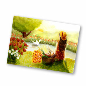 Postcard from Esther Bennink - Splashing Fun