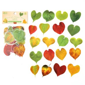 Sticker Flakes Sack | Leaves of Nature -  Cardioid Leaves