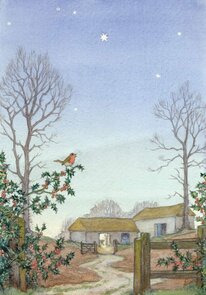 Postcard Molly Brett | Christmas Scene