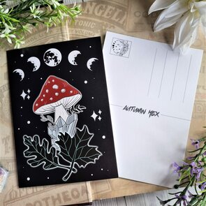 Postcard Witch Shroom by Autumn Hex