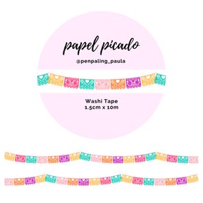 Washi Tape Papel Picado by Penpaling Paula
