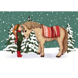 Postcard Belle and Boo | Snow Pony