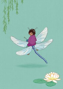 Postcard Belle and Boo | Dragonfly 
