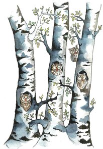 Postcard 109 by Minna Lehväslaiho