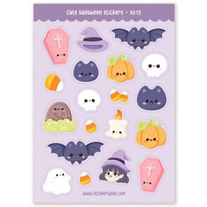 Cute Halloween Stickers - Little Lefty Lou