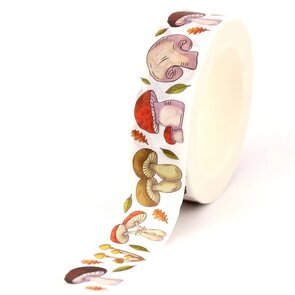 Washi Tape | Cute Mushroom Doodles