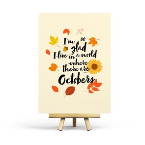 Postcard World of Octobers by Penpaling Paula