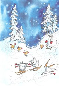 Postcard 130 by Minna Lehväslaiho