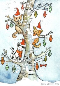 Postcard 167 by Minna Lehväslaiho