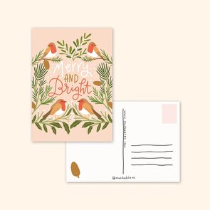 Christmas Postcard by Muchable - Merry and Bright