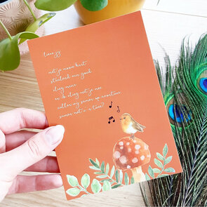 Postcard Hey Lieve Jij - Romyillustrations