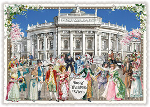 PK 385 Tausendschön Postcard | Wien Burgtheater