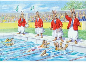 Postcard Audrey Tarrant | Belinda Goes For Gold