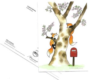 "Artist of the year 2019" postcard P06 by Minna Lehväslaiho