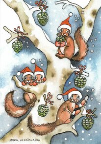 Postcard 185 by Minna Lehväslaiho