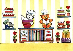 Postcard 280 by Minna Lehväslaiho